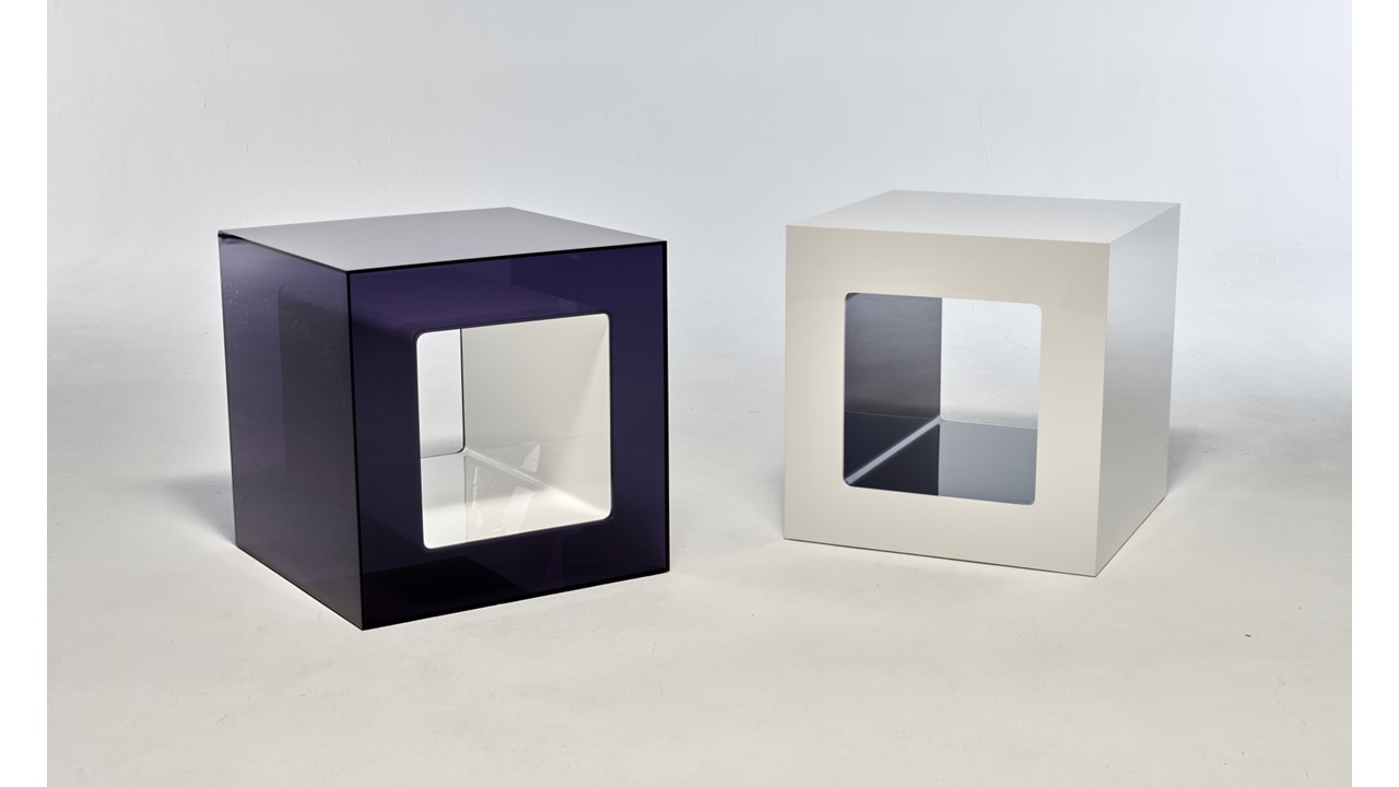 CUBE PLEXI COULEUR - Maison Pergay